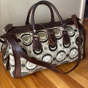 ❤️HP❤️ Beautiful Leather Weekend Bag from Portugal